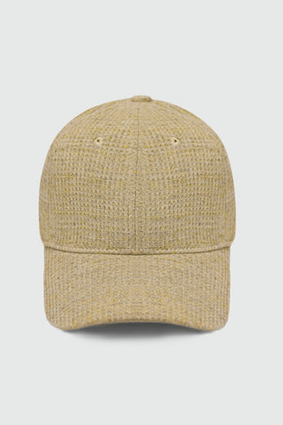 Melange Effect Baseball Cap in Yellow CAP ATTIR-UNISEX