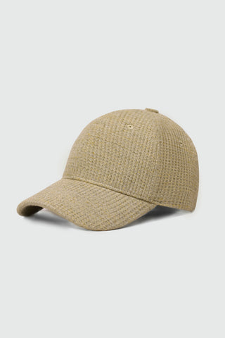 Melange Effect Baseball Cap in Yellow CAP ATTIR-UNISEX