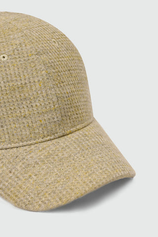 Melange Effect Baseball Cap in Yellow CAP ATTIR-UNISEX