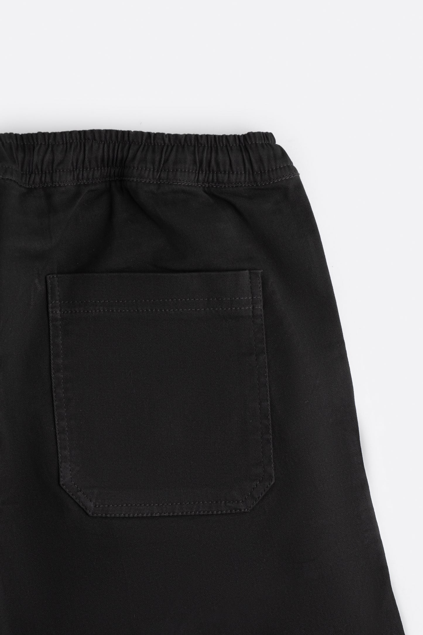 Twill Shorts in Black