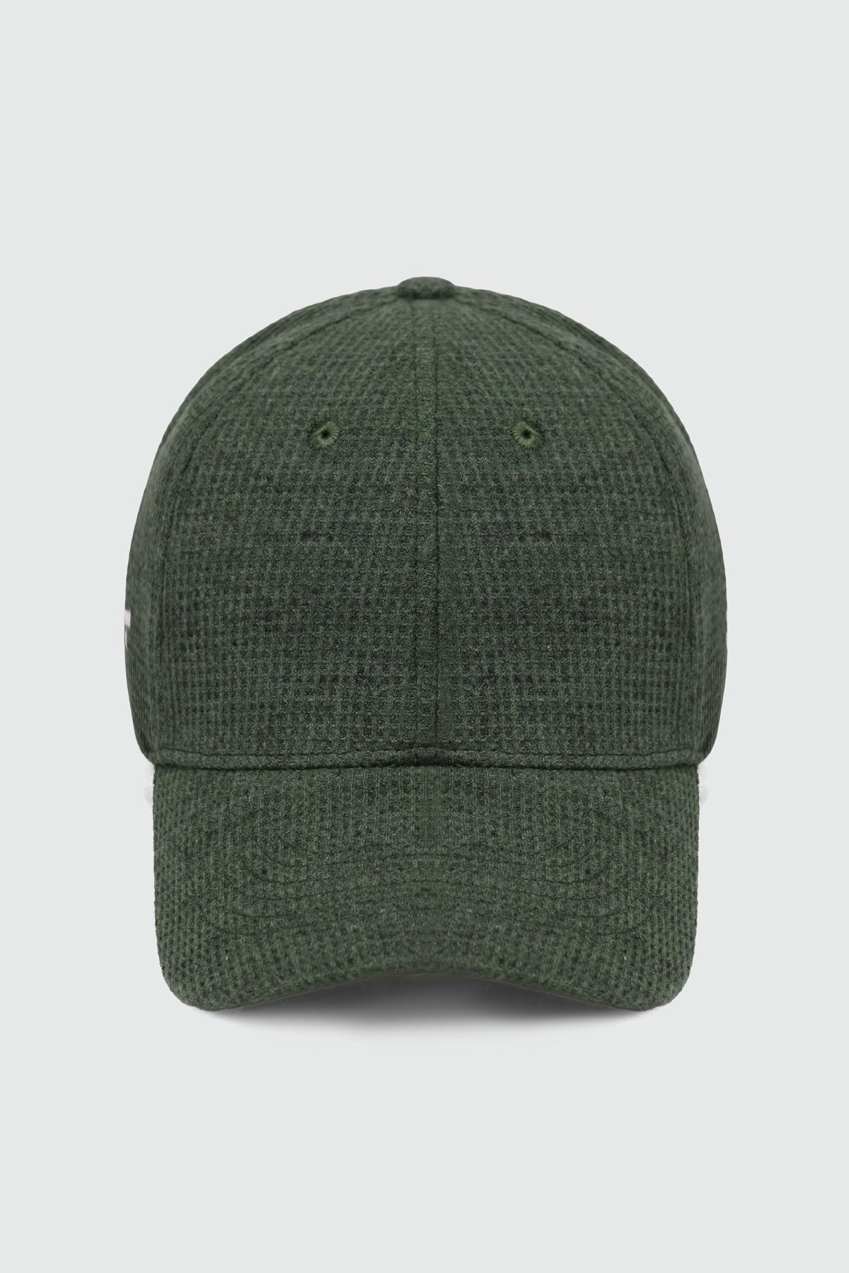 Melange Effect Baseball Cap in Green CAP ATTIR-UNISEX