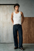 Ribbed Tank Top / WHITE TANKTOP ATTIR-MEN