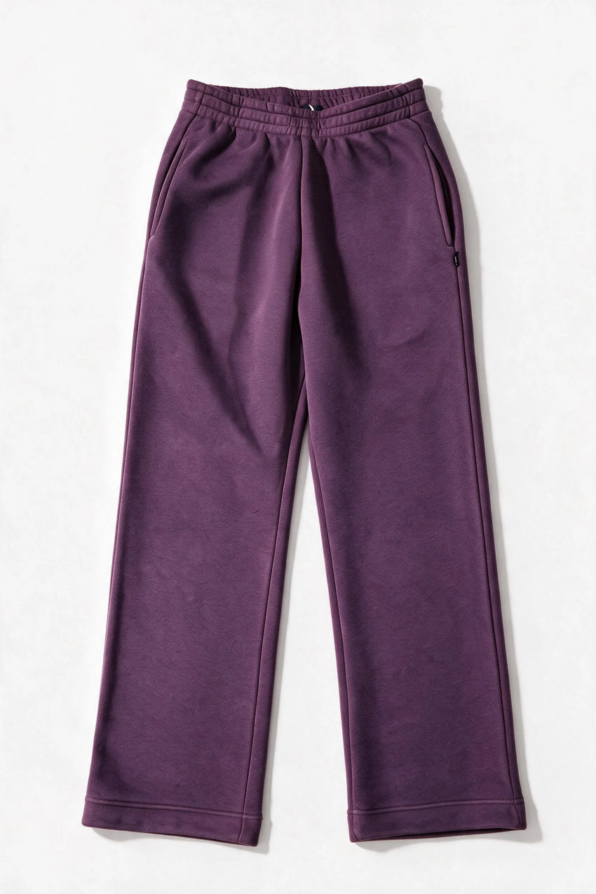 Comfy Knit Fleece Trouser / PURPLE TROUSER ATTIR-WOMEN