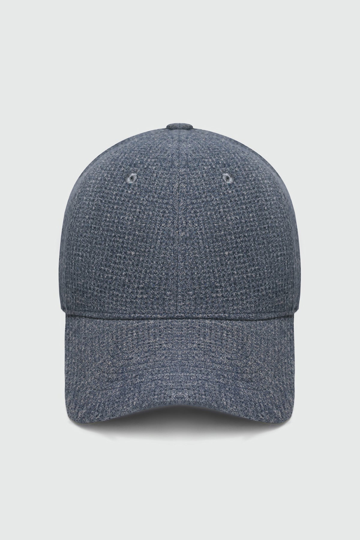 Melange Effect Baseball Cap in Navy CAP ATTIR-UNISEX