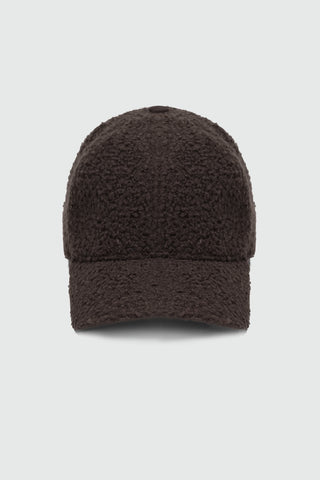 Teddy Fur Baseball Cap in Mocha CAP ATTIR-UNISEX