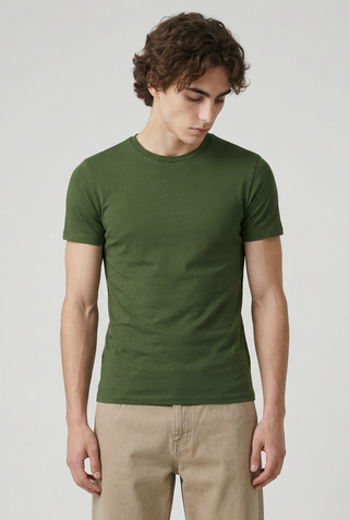 Perfect Fit T-shirt in Forest Green