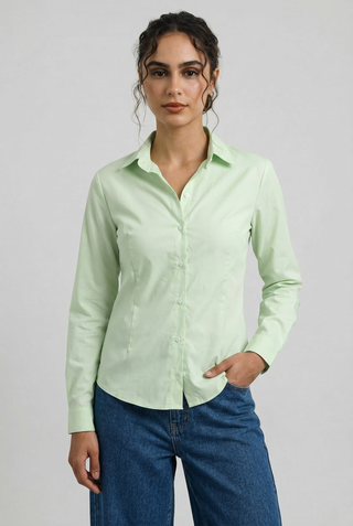 Smart-fit Button Down in Pistachio