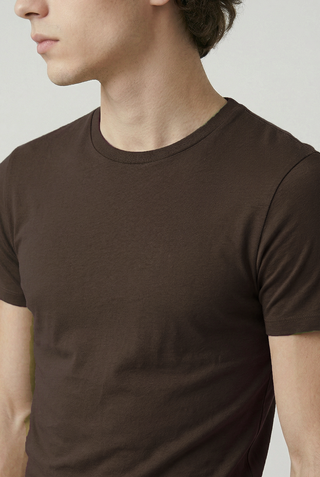 Perfect Fit T-shirt in Mocha