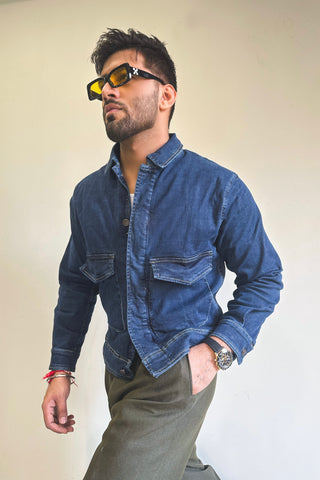 Cropped Denim Jacket