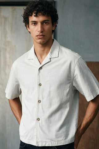 Boxy Fit Twill Shirt SHIRT ATTIR-UNISEX