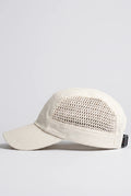 Crochet Panel Baseball Cap in Cream CAP ATTIR-UNISEX