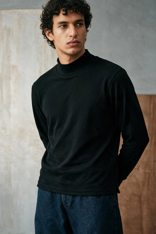 Ribbed Mock Neck MOCKNECK ATTIR-MEN