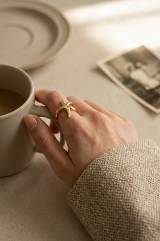 Open Wave Ring RING ATTIR-WOMEN