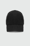 Teddy Fur Baseball Cap in Black CAP ATTIR-UNISEX