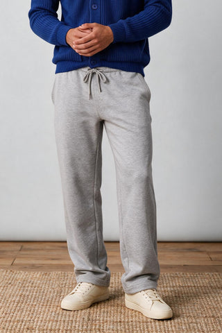 Relaxed Fleece Sweatpants in Heather Grey