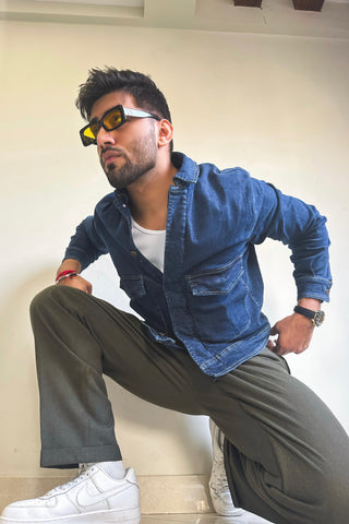 Cropped Denim Jacket