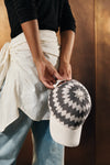 Crochet Panel Baseball Cap / OFF WHITE CAP ATTIR-UNISEX