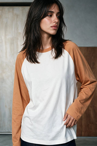 Raglan Cotton T-shirt TEE ATTIR-UNISEX