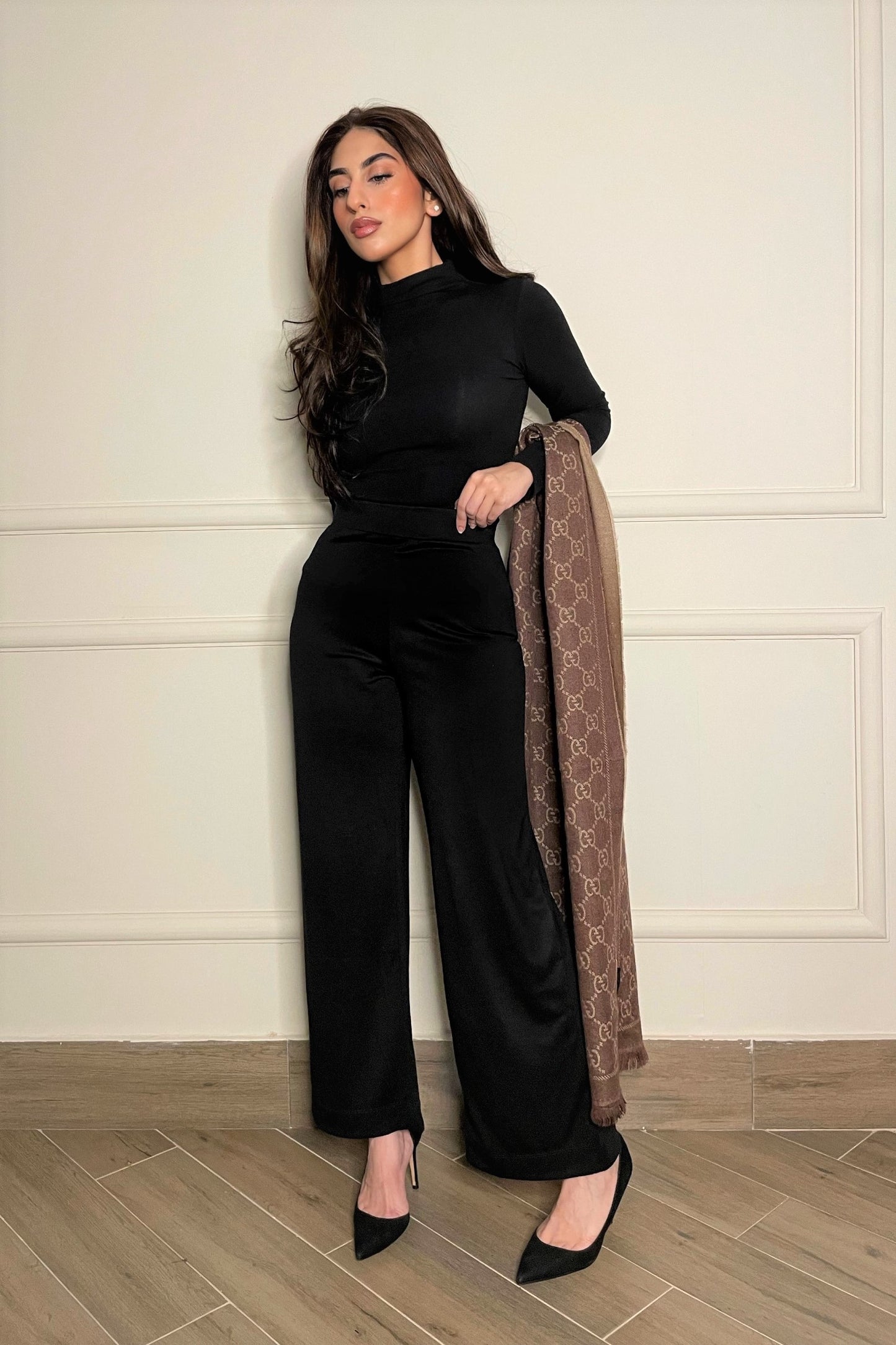 Culottes Trousers in Black