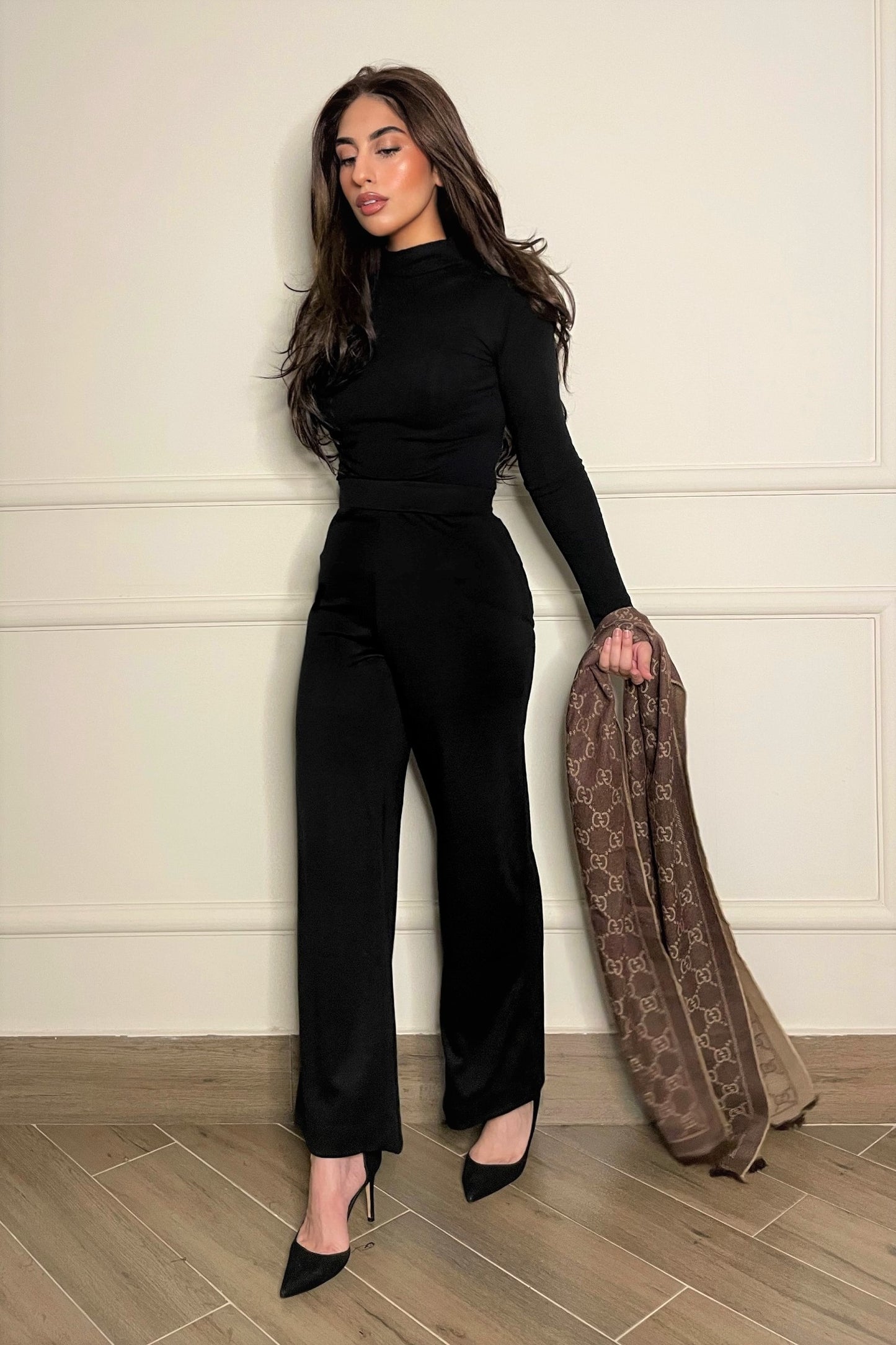 Culottes Trousers in Black