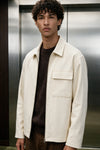 Twill Weave Wool Jacket / CREAM JACKET ATTIR-MEN