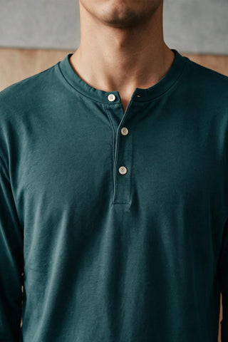 Classic Cotton Henley Shirt HENLEY ATTIR-MEN