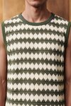 Crochet Tank Top / OLIVE TANKTOP ATTIR-MEN