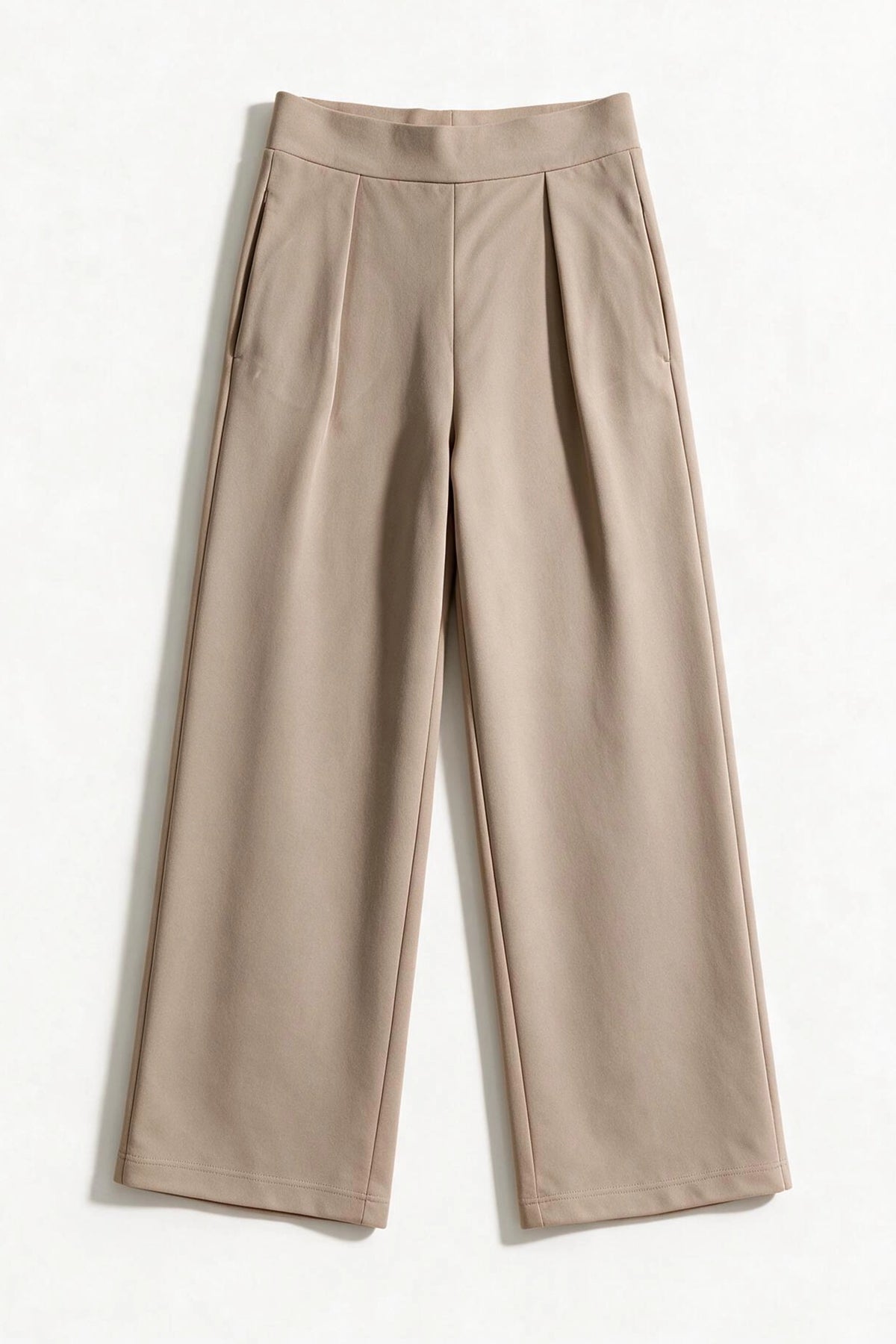 Reverse Pleated Technical Trouser / KHAKI TROUSER ATTIR-WOMEN