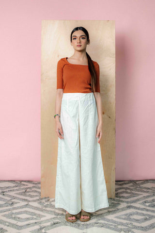 Cotton Culottes in Ivory