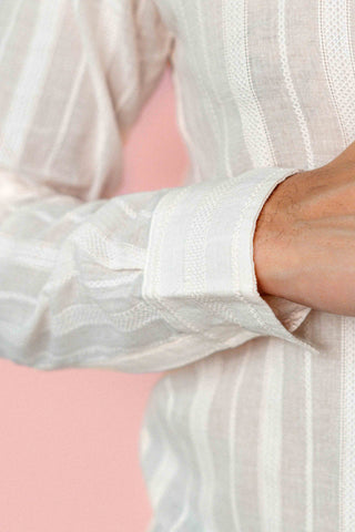 Breezy Cotton Shirt in Pastel Pink
