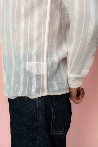 Breezy Cotton Shirt in Pastel Pink