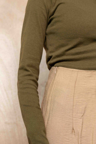 Cotton Culottes in Camel