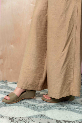 Cotton Culottes in Camel