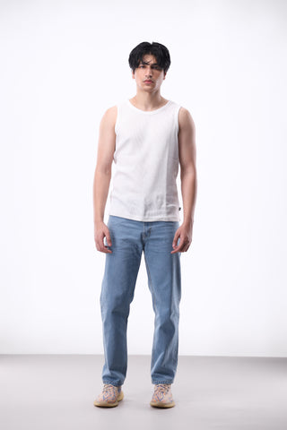 Relaxed-Fit Denim Jean in Light Wash