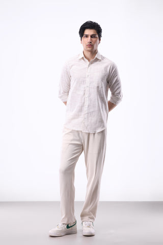 Stripe Button Down Shirt in Red