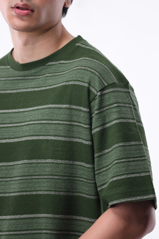 Oversized T-shirt in Jacquard Jersey