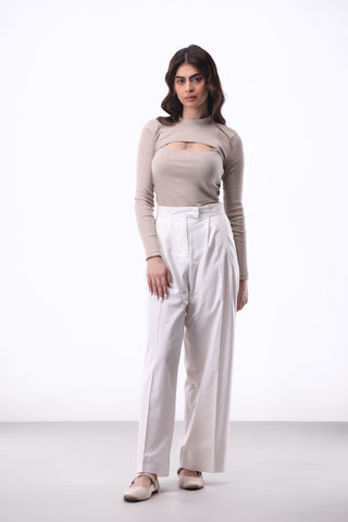 Cut Out Top in Skin