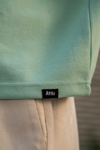 Boxy Cut T-shirt in Pastel Green