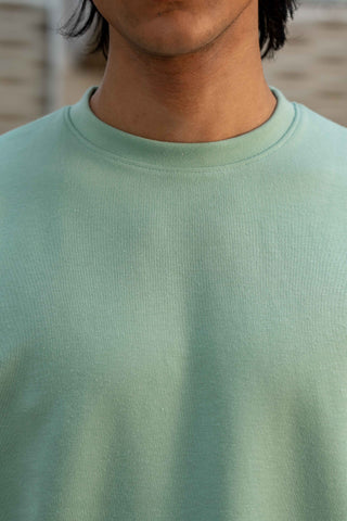 Boxy Cut T-shirt in Pastel Green