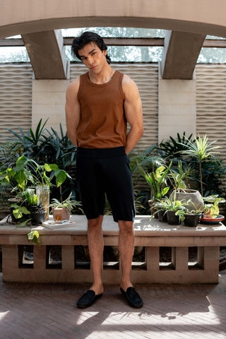 Tank Top in Burnt Brown