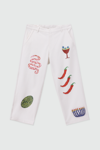 Baggy Fit Trouser with All Over Print