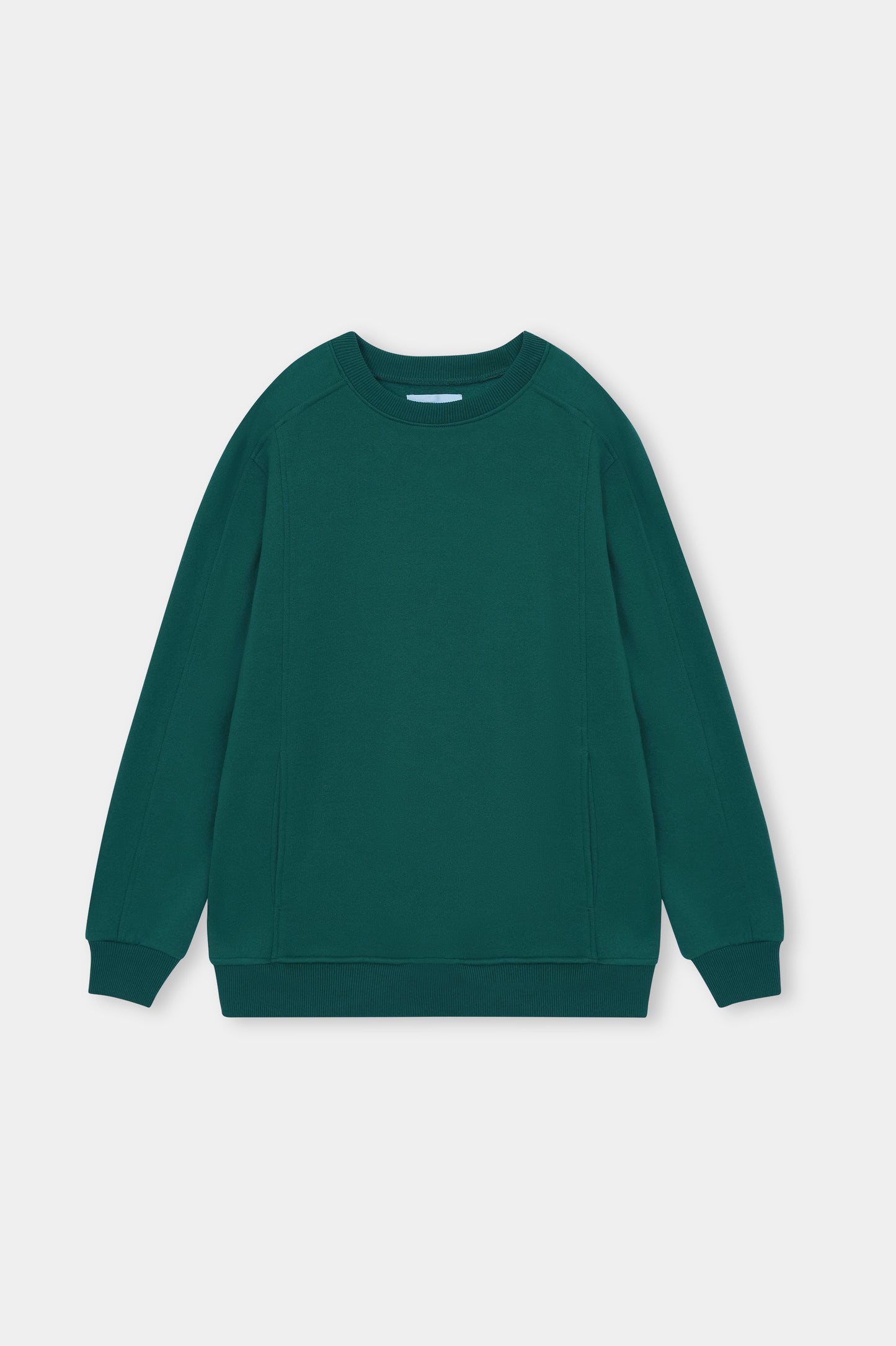 Side-pocket Technical Sweatshirt in Bottle Green