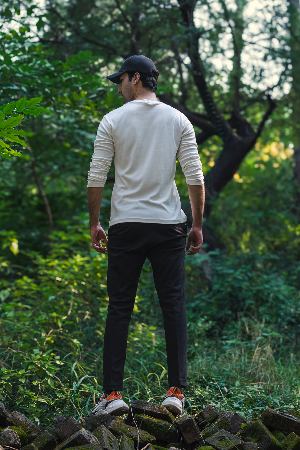 Long Sleeves Premium Tee in White