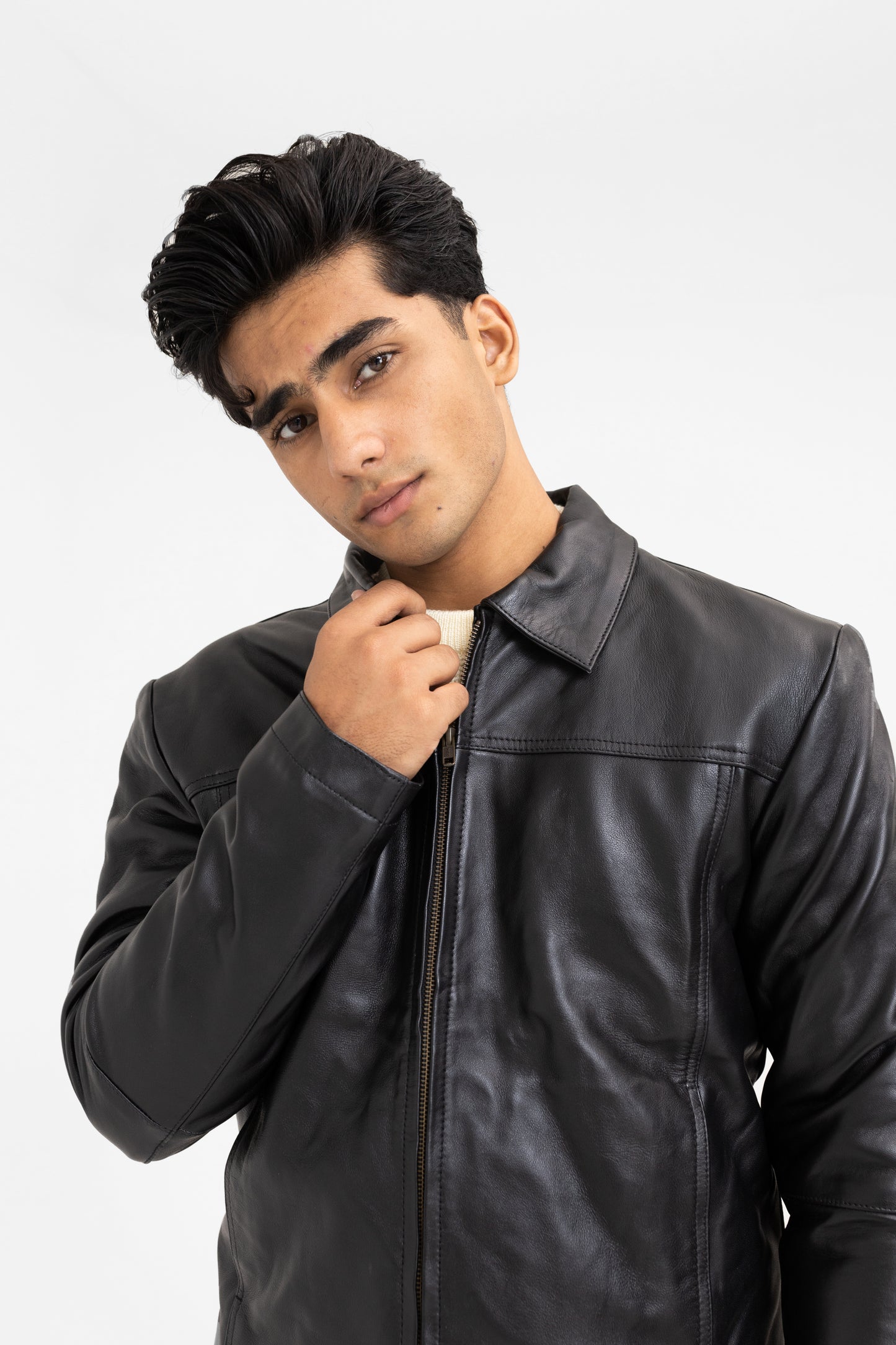 Classic Style Leather Jacket