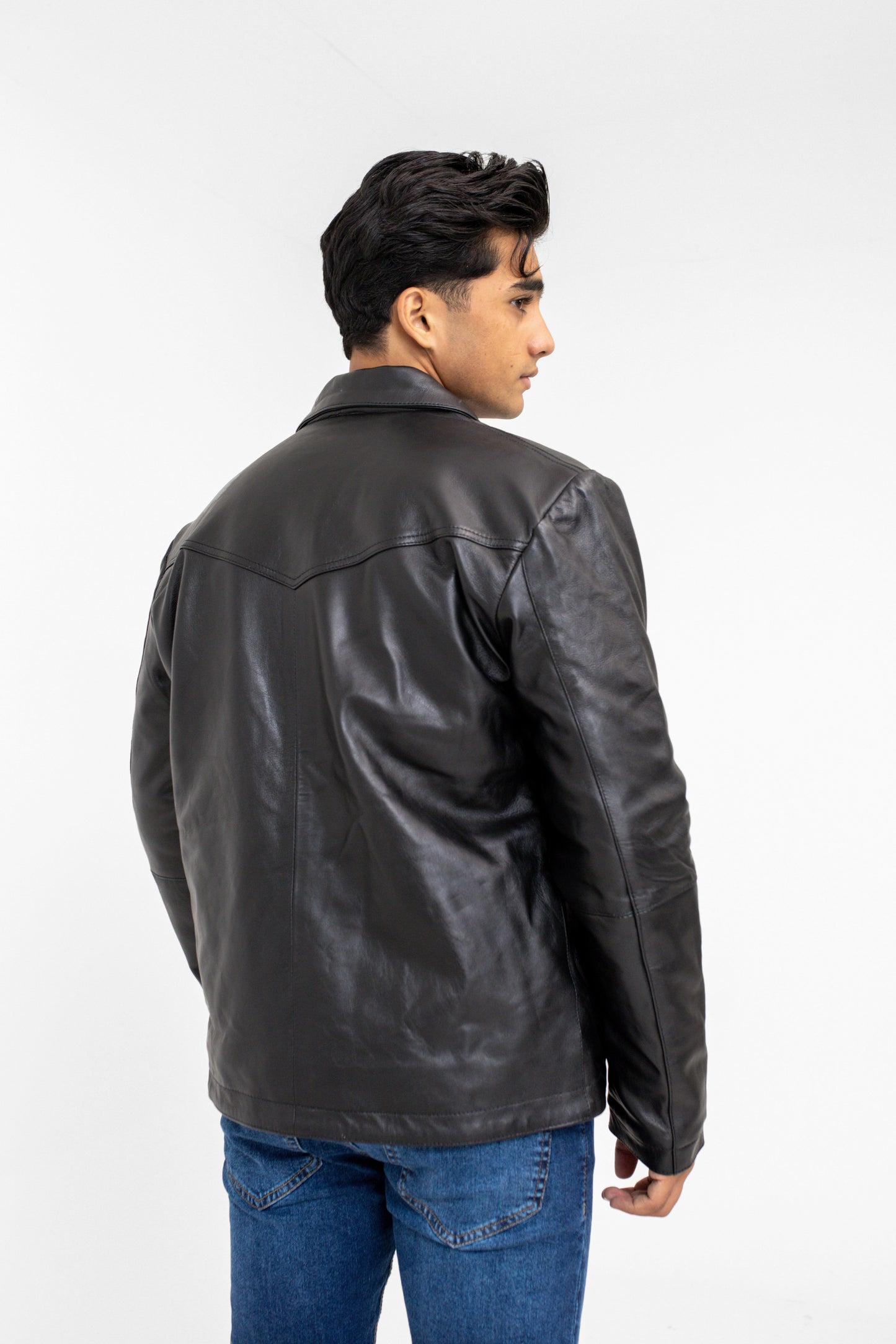 Classic Style Leather Jacket