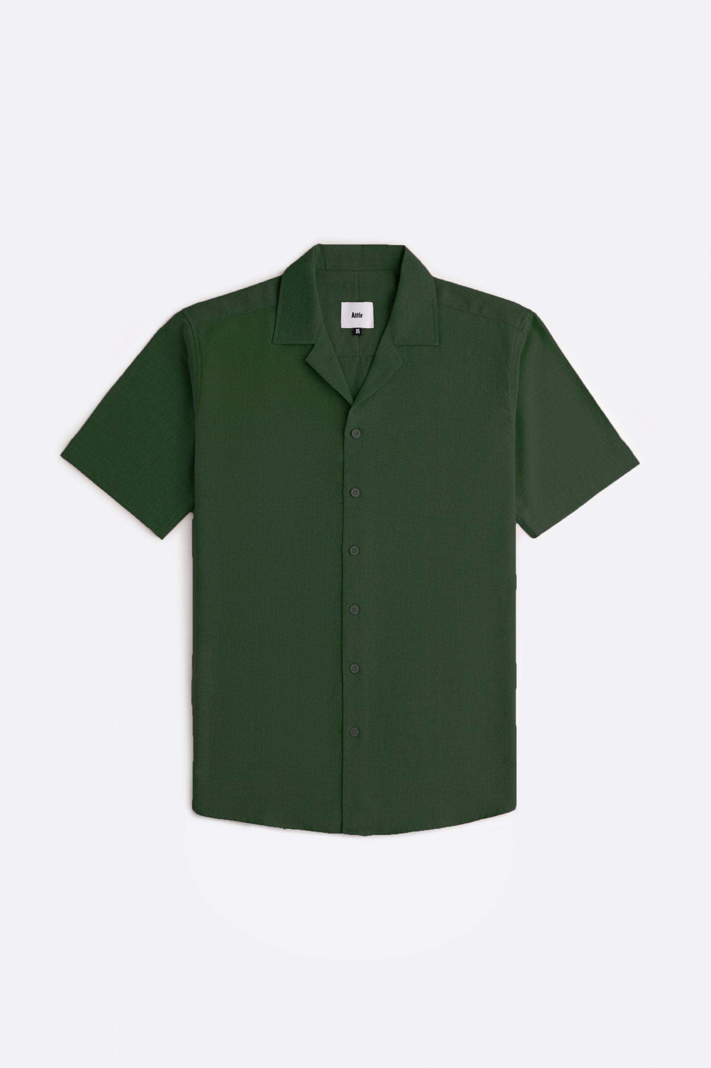 Basic Shirt in Bottle Green