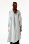 Long Beach Shirt in Crepe Silk TUNIC ATTIR-WOMEN