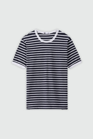 Striped T-shirt in Blue