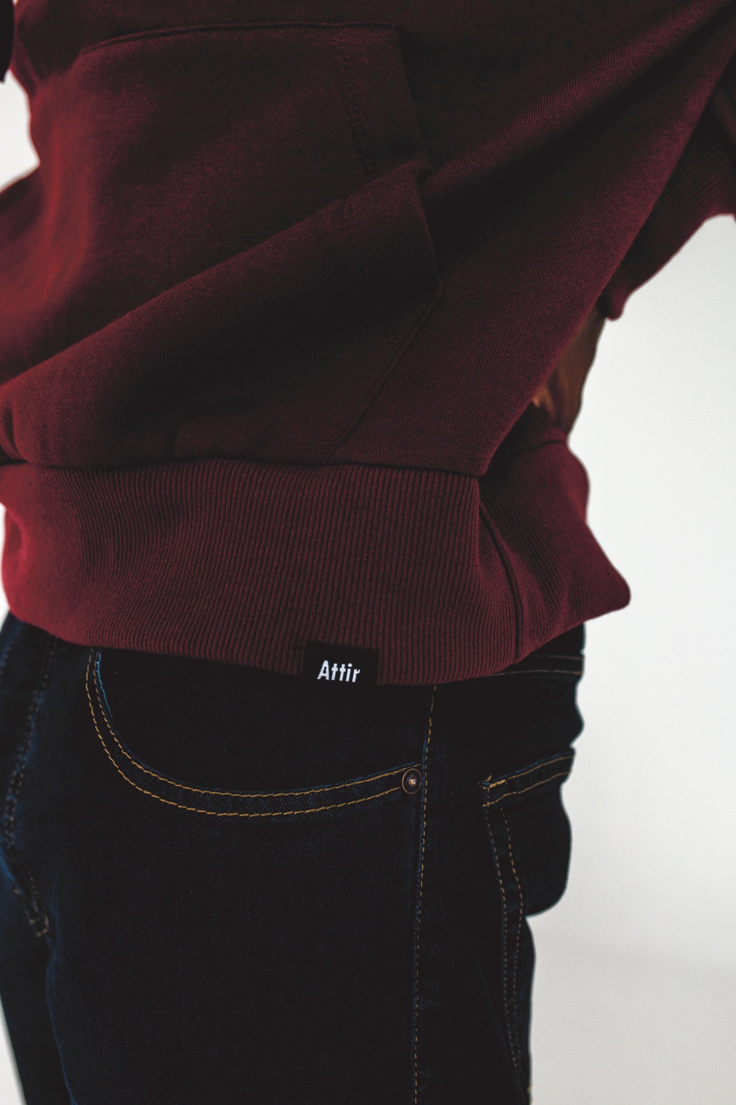 Supersoft Oversized Hoodie in Maroon