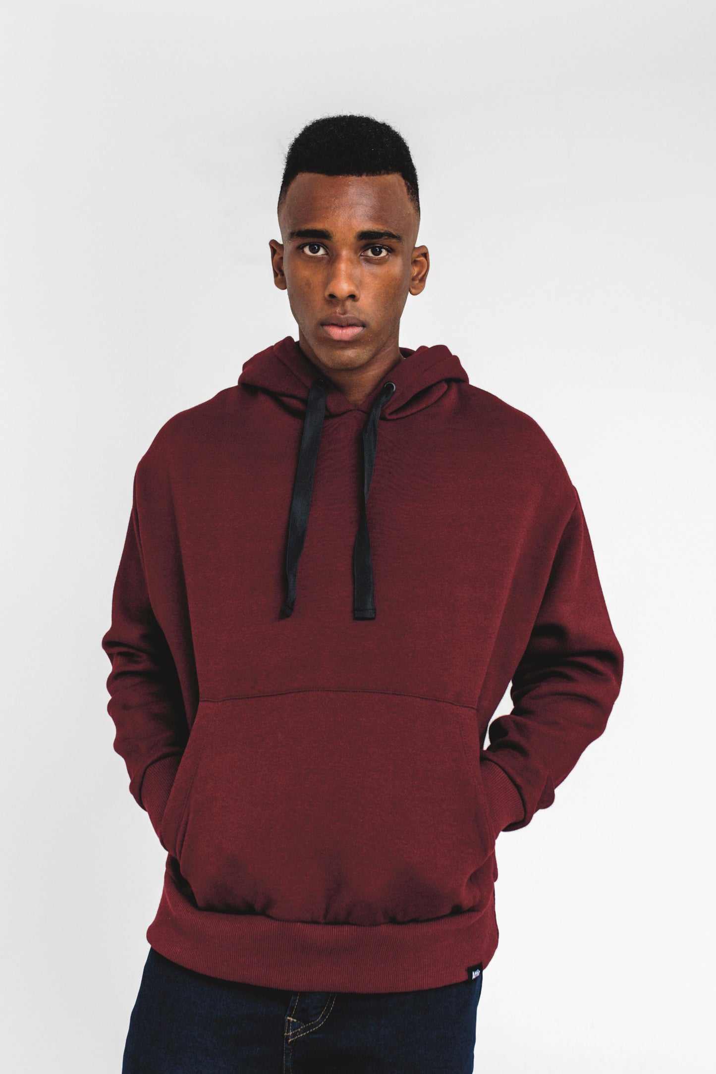 Supersoft Oversized Hoodie in Maroon